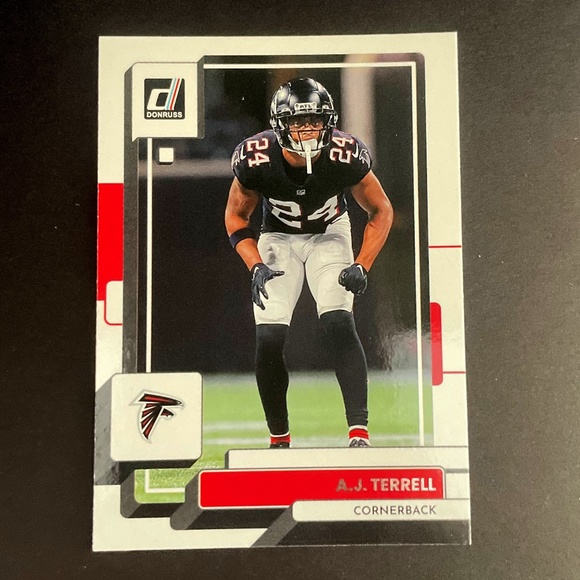 A.J. Terrell: Atlanta Falcons, Cornerback 2022 Panini Donruss Football #232 - Picture 1 of 2